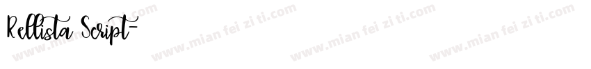 Rellista Script字体转换